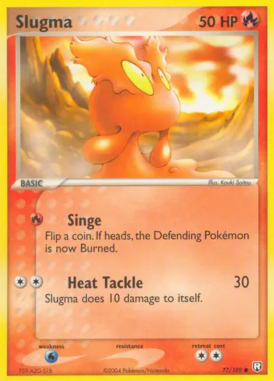 Image de la carte Pokemon Slugma 77/109