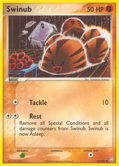 Image de la carte Pokemon Swinub 79/109