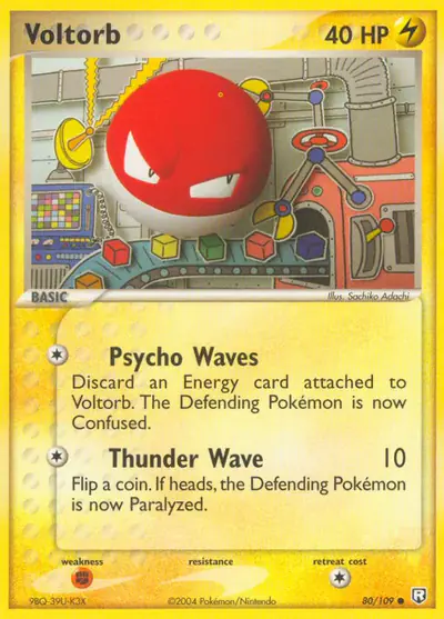 Image de la carte Pokemon Voltorb 80/109