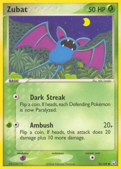 Image de la carte Pokemon Zubat 82/109