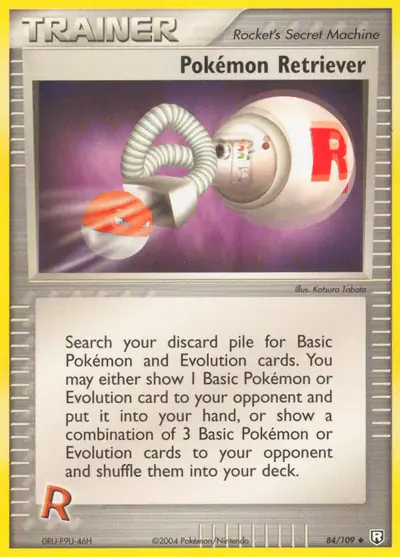 Image de la carte Pokemon Pokémon Retriever 84/109