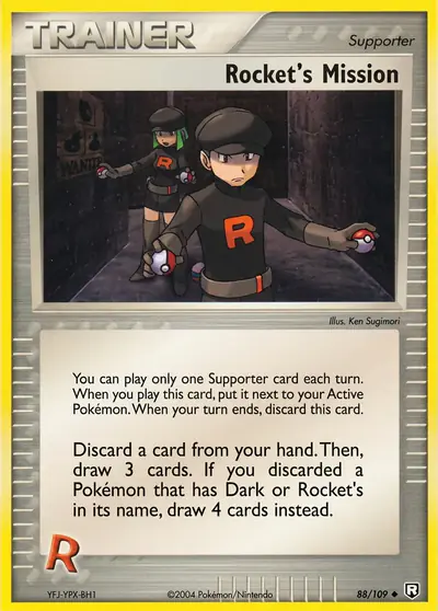 Carte Pokémon Rocket's Mission 88/109 — Team Rocket Returns