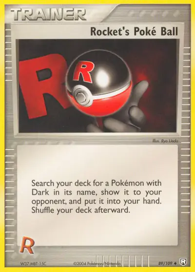 Image de la carte Pokemon Rocket's Poké Ball 89/109