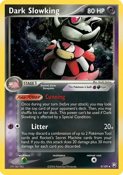 Image de la carte Pokemon Dark Slowking 9/109