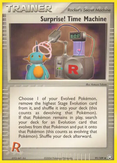 Image de la carte Pokemon Surprise! Time Machine 91/109