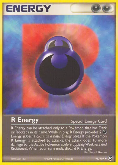 Image de la carte Pokemon R Energy 95/109