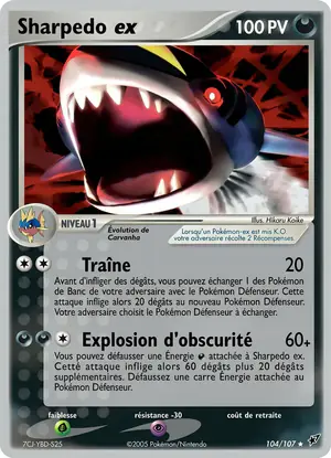 Sharpedo ex 104/107
