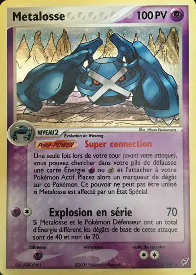 Image de la carte Pokemon Metalosse 11/107