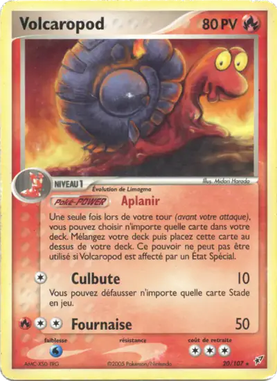 Image de la carte Pokemon Volcaropod 20/107
