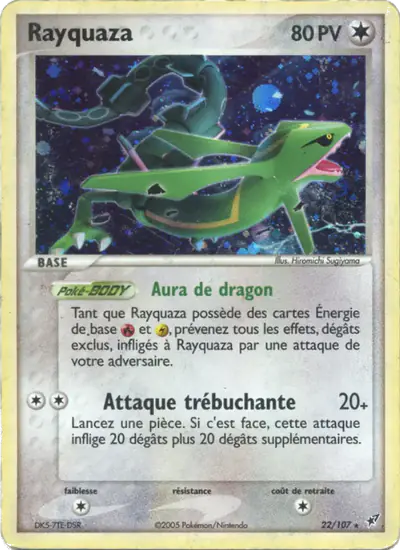 Image de la carte Pokemon Rayquaza 22/107