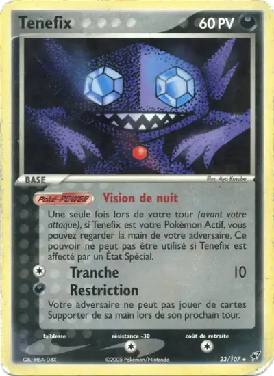 Image de la carte Pokemon Tenefix 23/107