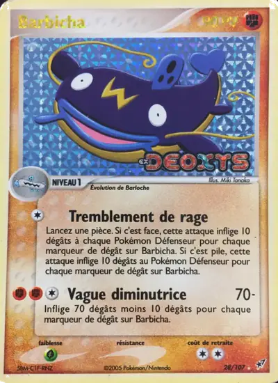 Image de la carte Pokemon Barbicha 28/107