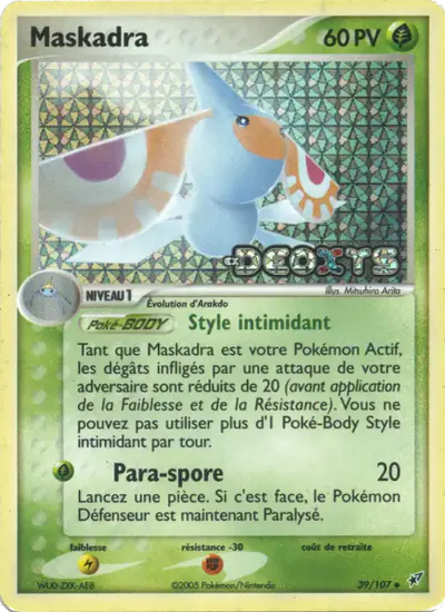 Image de la carte Pokemon Maskadra 39/107