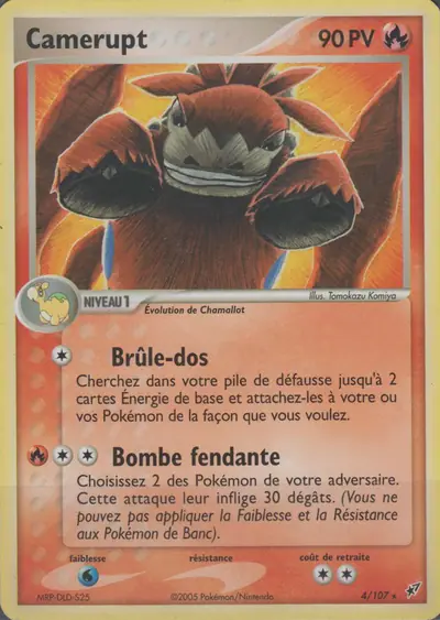 Image de la carte Pokemon Camerupt 4/107