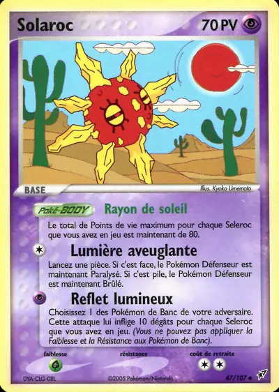 Image de la carte Pokemon Solaroc 47/107