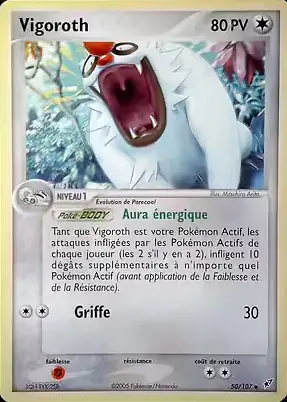 Image de la carte Pokemon Vigoroth 50/107