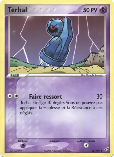Image de la carte Pokemon Terhal 55/107