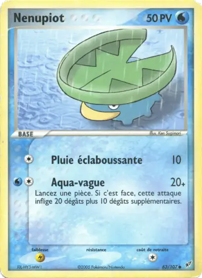 Image de la carte Pokemon Nenupiot 63/107