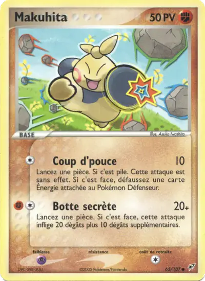 Image de la carte Pokemon Makuhita 65/107