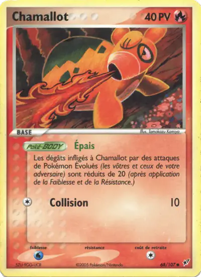 Image de la carte Pokemon Chamallot 68/107