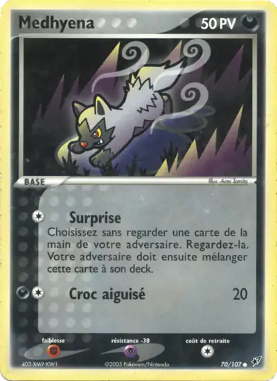 Image de la carte Pokemon Medhyena 70/107