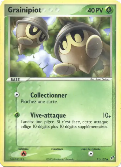 Image de la carte Pokemon Grainipiot 71/107