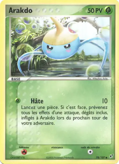 Image de la carte Pokemon Arakdo 78/107
