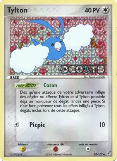Image de la carte Pokemon Tylton 79/107