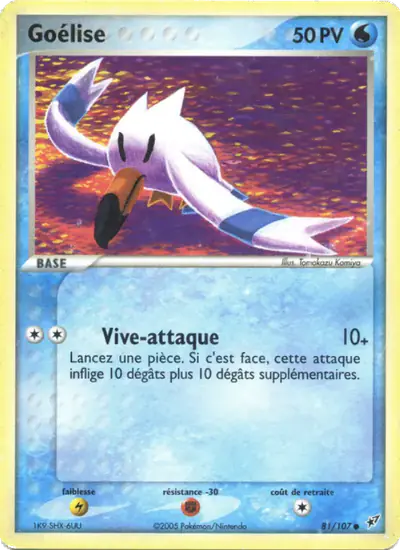 Image de la carte Pokemon Goélise 81/107