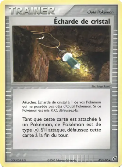 Image de la carte Pokemon Écharde de cristal 85/107