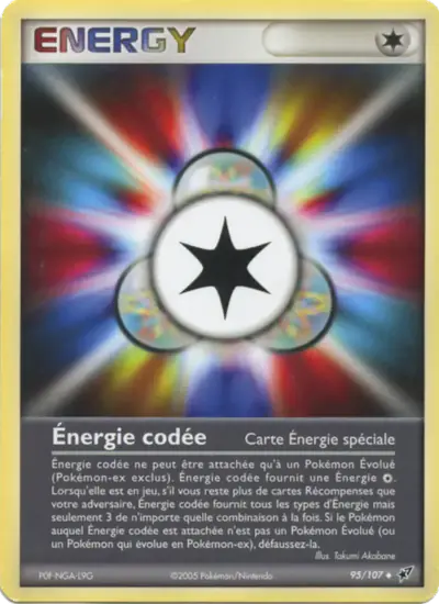 Image de la carte Pokemon Énergie codée 95/107
