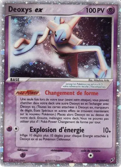 Image de la carte Pokemon Deoxys ex 97/107