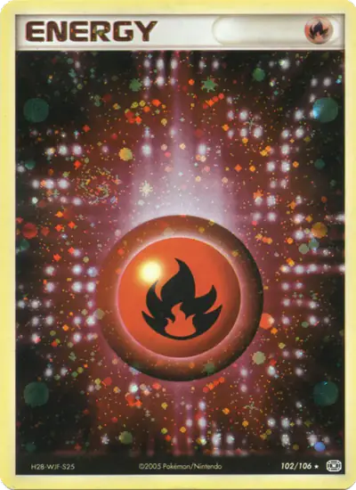 Image de la carte Pokemon Énergie Feu 102/106