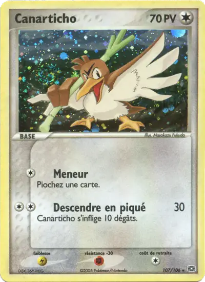 Image de la carte Pokemon Canarticho 107/106
