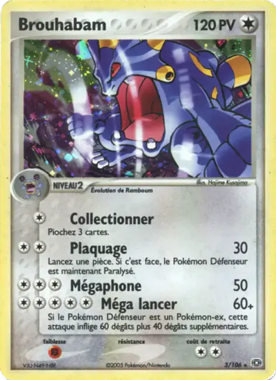 Image de la carte Pokemon Brouhabam 3/106
