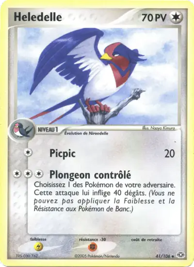 Image de la carte Pokemon Heledelle 41/106