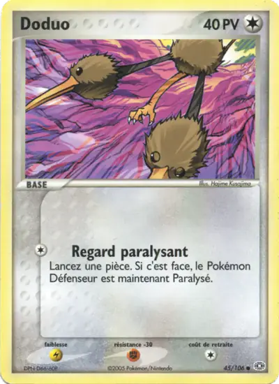 Image de la carte Pokemon Doduo 45/106