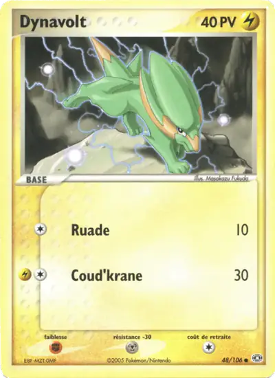 Image de la carte Pokemon Dynavolt 48/106