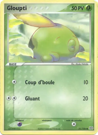 Image de la carte Pokemon Gloupti 51/106