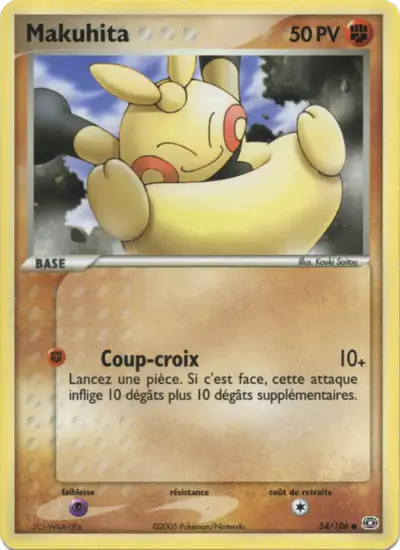 Image de la carte Pokemon Makuhita 54/106