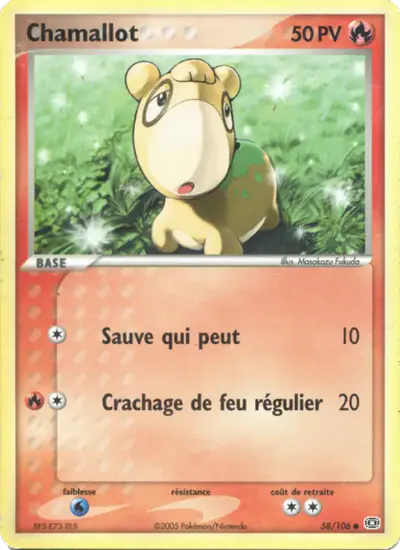 Image de la carte Pokemon Chamallot 58/106