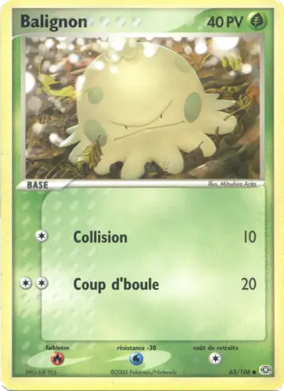 Image de la carte Pokemon Balignon 63/106