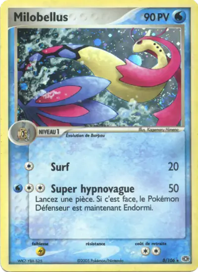 Image de la carte Pokemon Milobellus 8/106