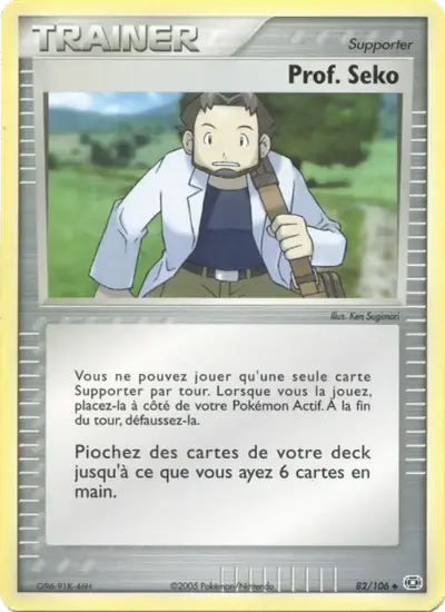 Image de la carte Pokemon Prof. Seko 82/106