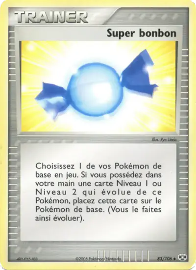 Image de la carte Pokemon Super bonbon 83/106