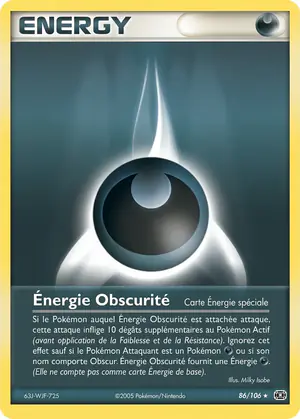 &Eacute;nergie Obscurit&eacute; 86/106