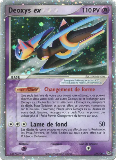 Image de la carte Pokemon Deoxys ex 93/106