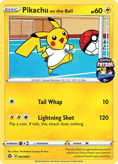 Image de la carte Pokemon Pikachu on the Ball 1/5
