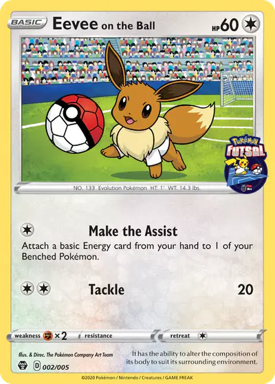 Image de la carte Pokemon Eevee on the Ball 2/5