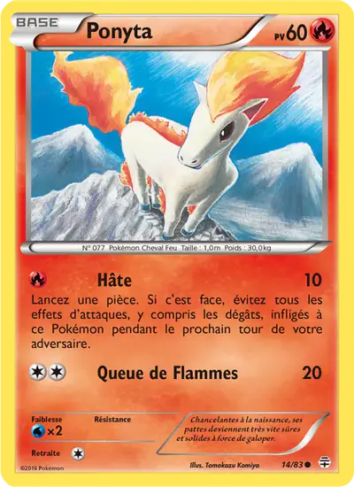 Image de la carte Pokemon Ponyta 14/83